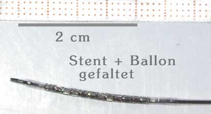 Stent gefaltet